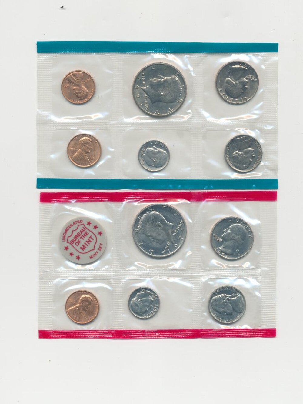 1971 US Mint Uncirculated 11 Coin Set Complete, Sealed